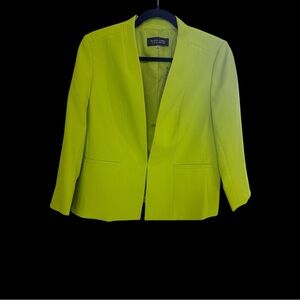 Evan Picone Lime Green Blazer